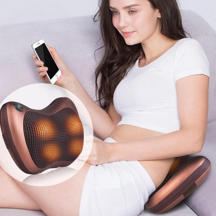 Massage Pillow for Neck & Back Pain Relief